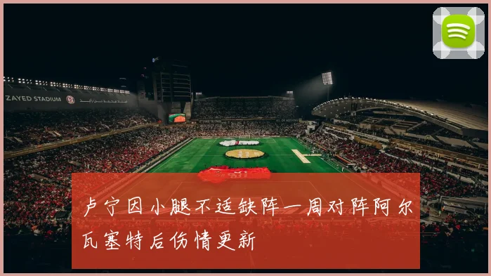 卢宁因小腿不适缺阵一周对阵阿尔瓦塞特后伤情更新